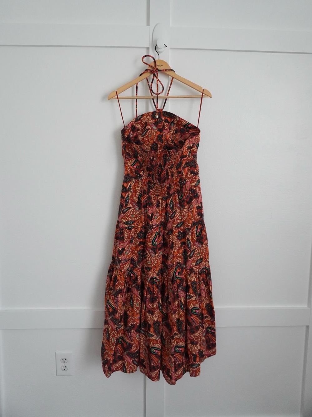 Revolve House of Harlow 1960 Paisley Floral Halter Maxi Dress - Picture 5 of 5